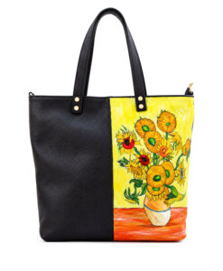 Borsa dipinta a mano – I girasoli di Van Gogh