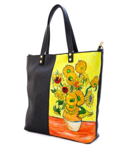 Borsa dipinta a mano – I girasoli di Van Gogh