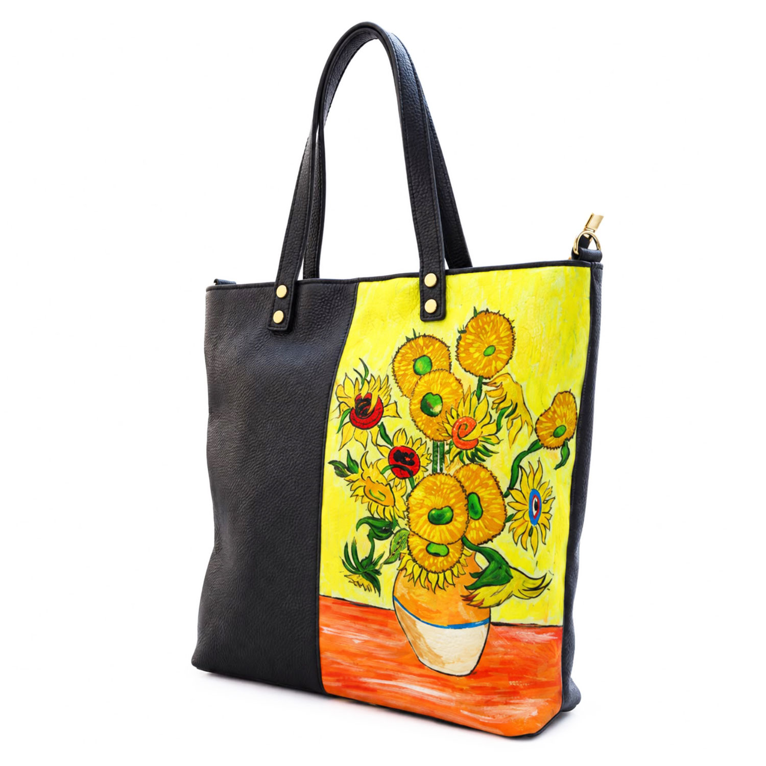 Borsa dipinta a mano – I girasoli di Van Gogh Borsa dipinta a mano – I girasoli di Van Gogh