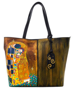 Borsa dipinta a mano – Il bacio di Gustav Klimt