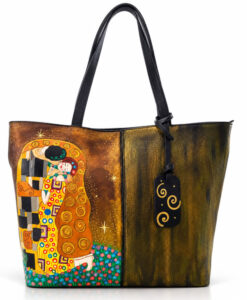 Borsa dipinta a mano – Il bacio di Gustav Klimt