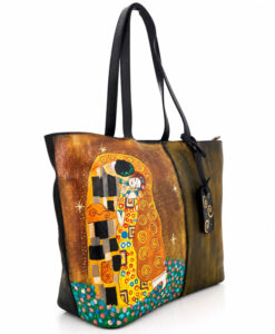 Borsa dipinta a mano – Il bacio di Gustav Klimt