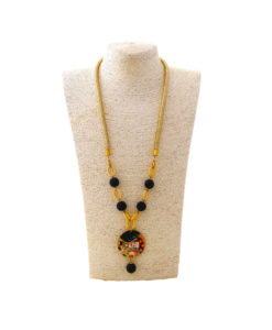 Collana dipinta a mano – Il bacio di Klimt