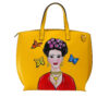 Borsa dipinta a mano: Mi amor! I love her! Frida Kahlo (Pittrice messicana)