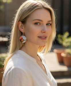 Orecchini dipinti a mano – Pinocchio omaggio a Collodi