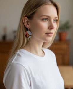 Orecchini dipinti a mano – Pinocchio omaggio a Collodi