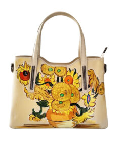 Borsa dipinta a mano –  I Girasoli di Van Gogh