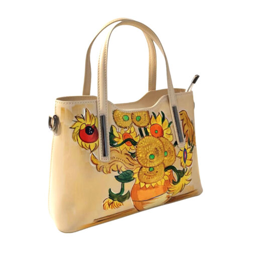 Borsa dipinta a mano –  I Girasoli di Van Gogh