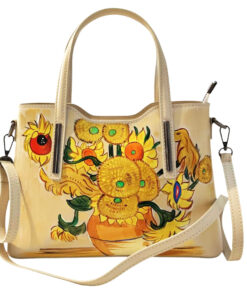 Borsa dipinta a mano –  I Girasoli di Van Gogh