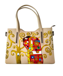 Borsa dipinta a mano – L’Abbraccio di Klimt