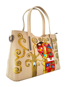 Borsa dipinta a mano – L’Abbraccio di Klimt