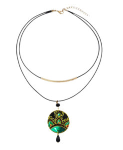 Collana dipinta a mano – Decorazione ceramica di Vietri