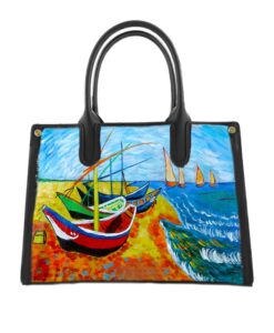 Barche di Pescatori sulla spiaggia di Les Saintes-Maries-de-la-mer di Van Gogh