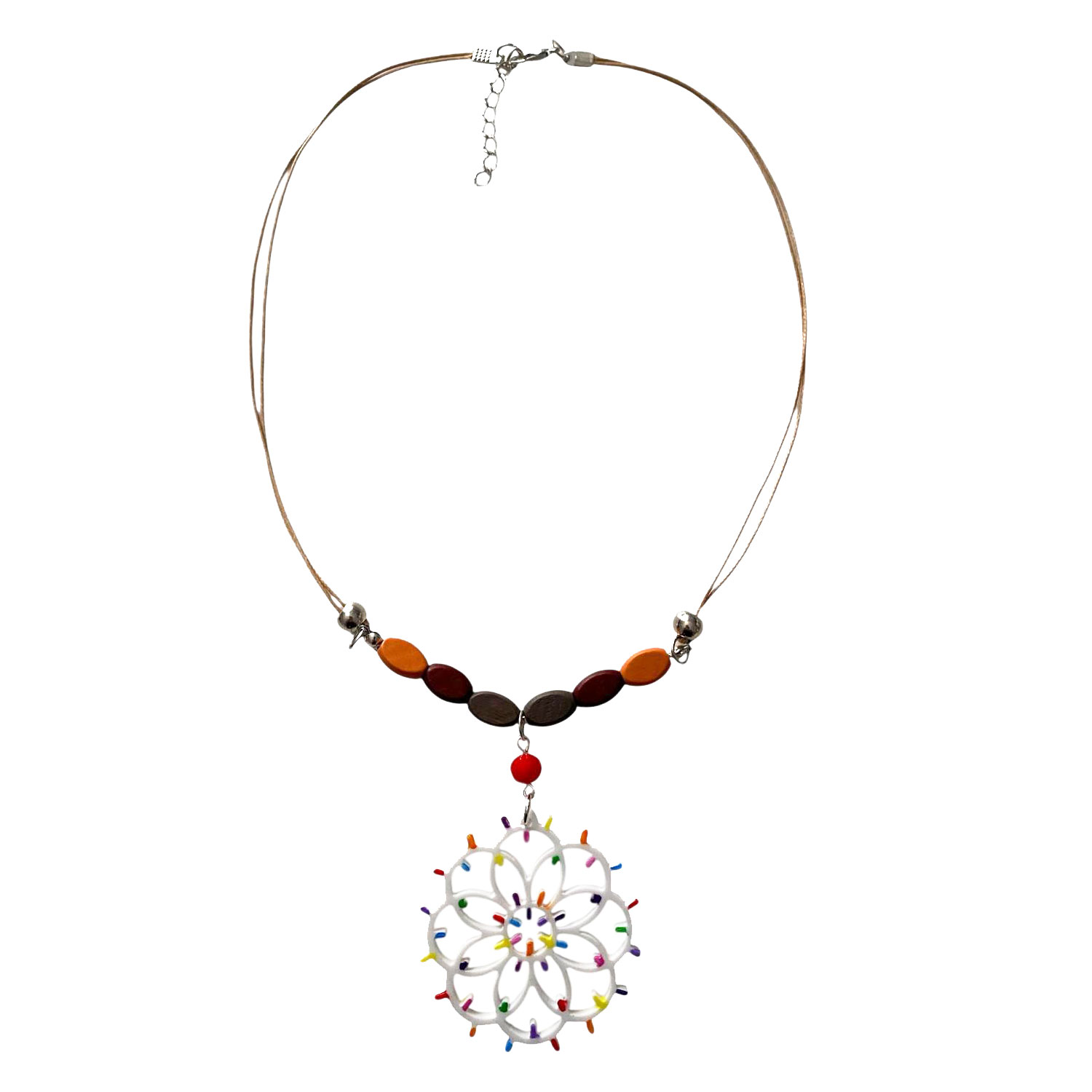 Collana dipinta a mano – Luminarie Salentine Color Collana dipinta a mano – Luminarie Salentine Color