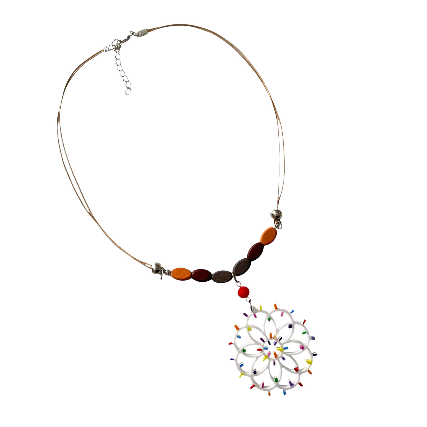 Collana dipinta a mano – Luminarie Salentine Color Collana dipinta a mano – Luminarie Salentine Color