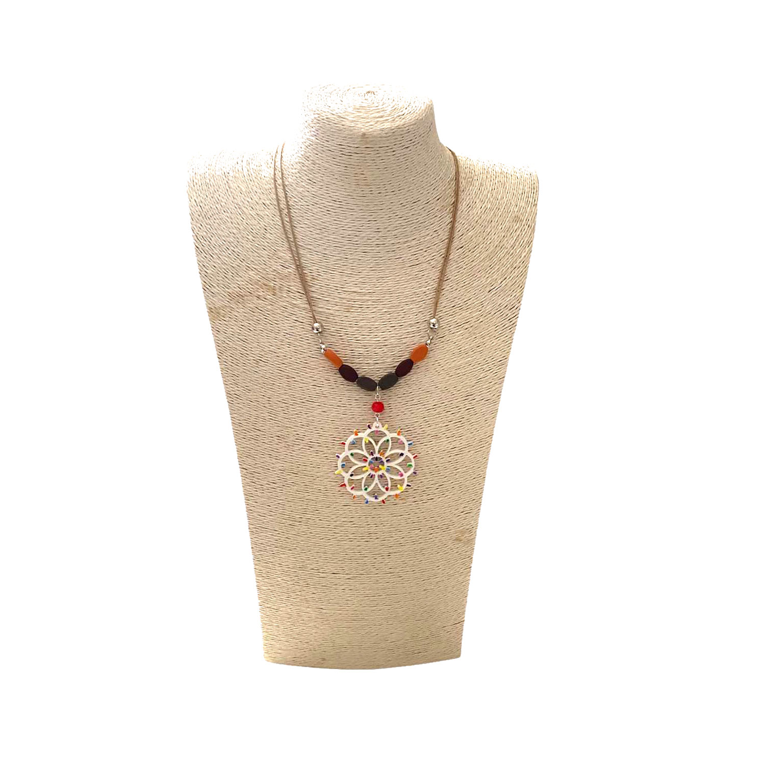Collana dipinta a mano – Luminarie Salentine Color Collana dipinta a mano – Luminarie Salentine Color