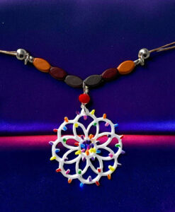 Collana dipinta a mano – Luminarie Salentine Color