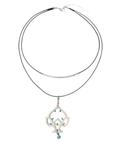 Collana dipinta a mano - Luminarie salentine Pumo