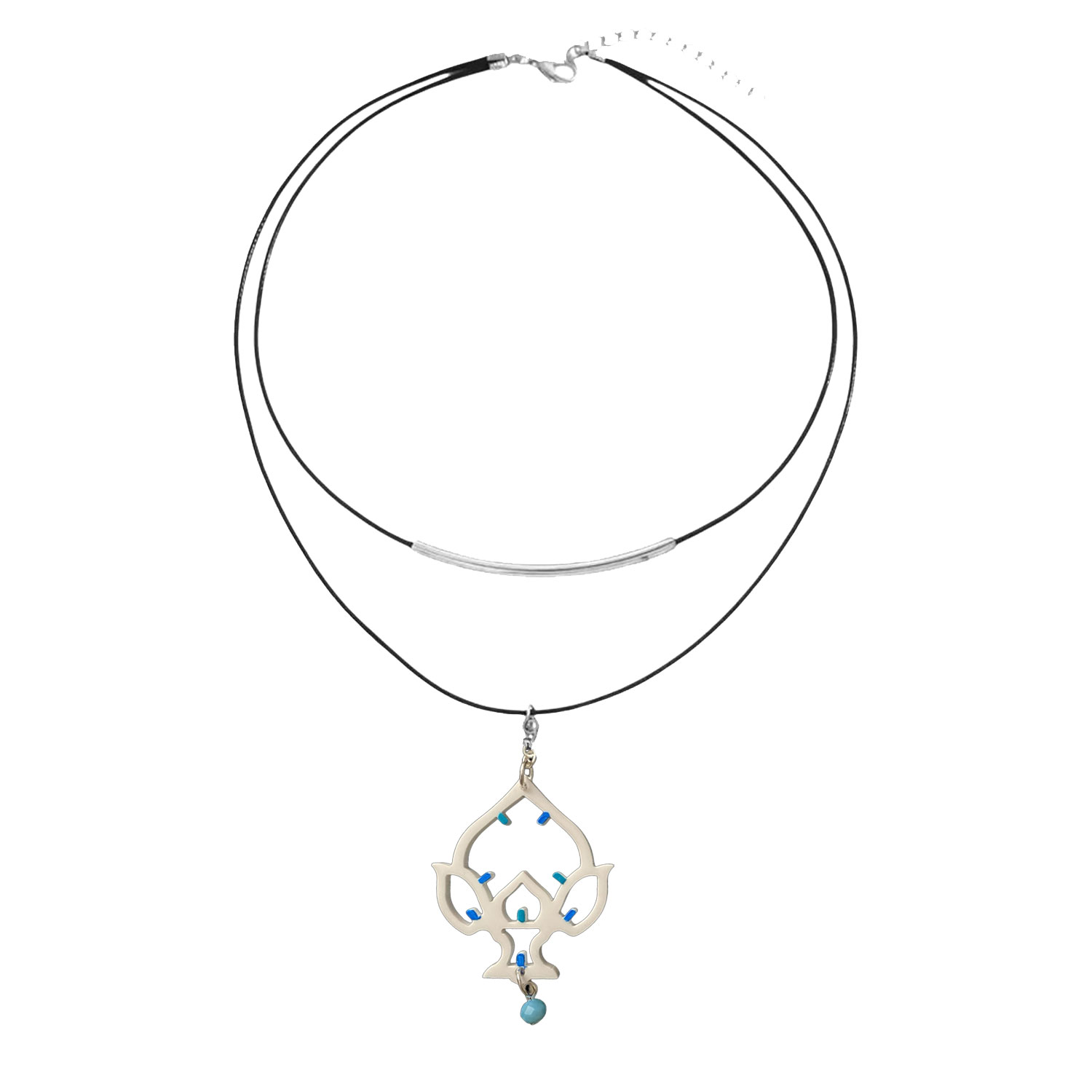 Collana dipinta a mano - Luminarie salentine Pumo Collana dipinta a mano - Luminarie salentine Pumo