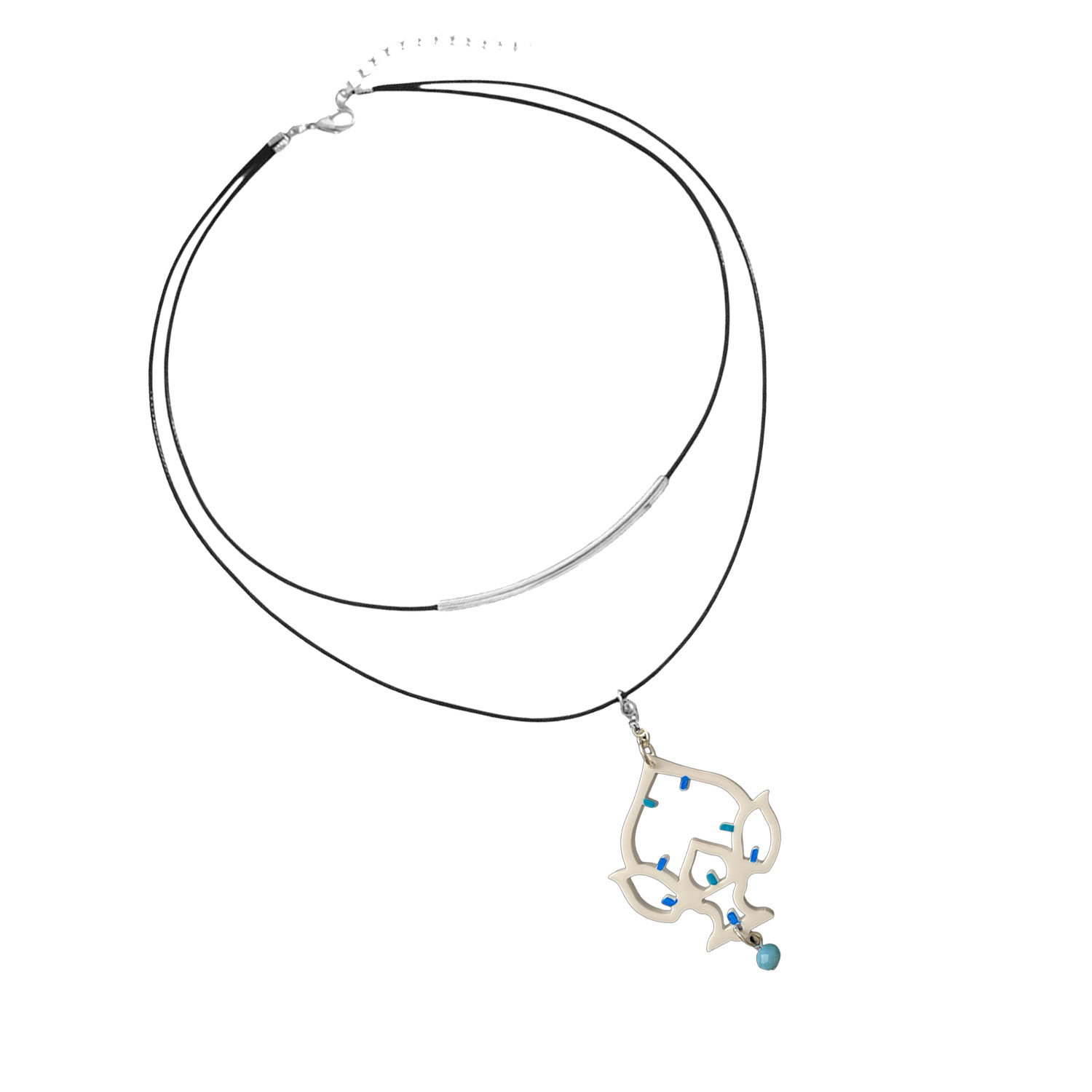 Collana dipinta a mano - Luminarie salentine Pumo Collana dipinta a mano - Luminarie salentine Pumo