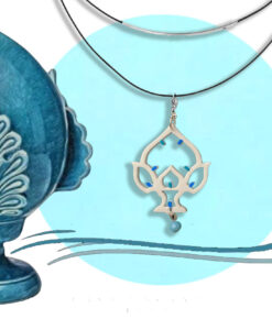 Collana dipinta a mano - Luminarie salentine Pumo