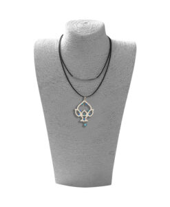 Collana dipinta a mano - Luminarie salentine Pumo