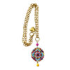 Collana con ciondolo dipinto a mano - Maioliche Bougainvillea