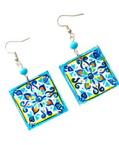 Orecchini dipinti a mano – Maioliche Mediterranee