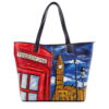 Borsa dipinta a mano – London Cartoon