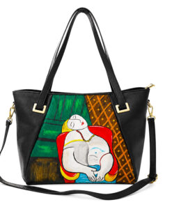 Borsa in pelle dipinta a mano – Il sogno di Picasso