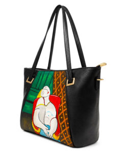 Borsa in pelle dipinta a mano – Il sogno di Picasso