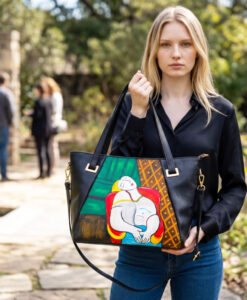 Borsa in pelle dipinta a mano – Il sogno di Picasso