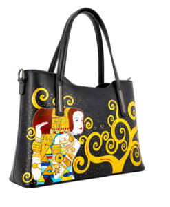 Borsa dipinta a mano – L' albero della vita di Gustav Klimt