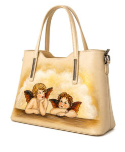 Borsa dipinta a mano –  Cherubini di Raffaello Sanzio