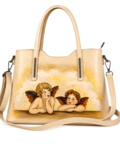 Borsa dipinta a mano –  Cherubini di Raffaello Sanzio