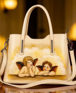 Borsa dipinta a mano –  Cherubini di Raffaello Sanzio