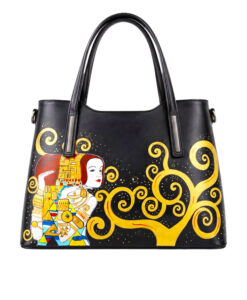 Borsa dipinta a mano – L' albero della vita di Gustav Klimt